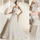 Free Shipping EU430 New Arrival Lace Royal Luxury Wedding Gown