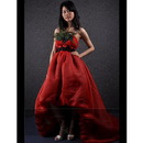 Strapless Halter Lace Sashes / Ribbons Floor-length Wedding Dresses
