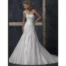 Freeshipping DL705 Gorgeous Bridal Watteau Train Wedding Dresses