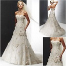 2010 Stunning Embroidery Wedding Dress AN0176