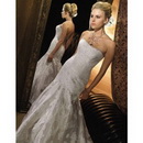 Custom Made Noble Free Shipping Mermaid Lace Strapless Sleeveless Wedding Dresses For Bride