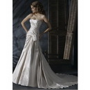 Custom Made A-Line Taffeta Sleeveless Evening Dress