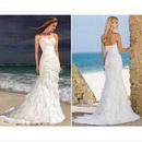 Ella Wedding Dresses Beach Trumpet Mermaid Organza Gown Jobridal Custom Made Style 5468
