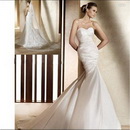EU364 Sweetheart Satin Bride Wedding Dress
