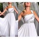 Landis. Weddingdress Bridal Dress .One-Shoulder Wedding Dresses#052