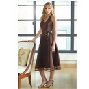 Chiffon V-neck Straps Dropped Lace-up Wedding Dresses