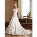 Free Shipping Hot Sale Bridal Watteau Train Wedding Dresses 1839