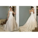 WG-0993 Free Shipping A-Line Gorgeous Bridal Watteau Train Wedding Dresses