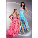 Organza Sleeveless Evening Dresses Sweep / Brush Train  Maternity Wedding Dresses