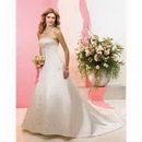 Cathedral Train Elegant Style Backless Floor-Length Wedding Dresses