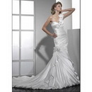 2011 Year New Style One-shoulder Mermaid Wedding Dress