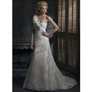 OL-0067 Free Shipping Gorgeous Watteau Train Bridal Wedding Gown Wedding Gown