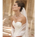 Sleeveless White Appliqued & Tulle Luxury Wedding Dresses