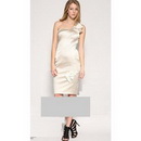 One Shoulder Sexy Slim Knee Length Evening Dress