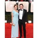 One Shoulder Chiffon Satin Sheath Column Celebrity Dresses