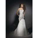 AG1008 Angelina Beaded Hand Made Flower Mermaid Wedding Dress