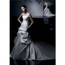 New Arrival Best Selling Satin Ruffled Beaded Wedding Dresses