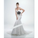 Custom-Made Floor-length Wedding Gown