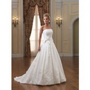 Free Shipping Hot Sale Bridal Watteau Train Wedding Dresses1843