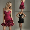 Free Shipping!QNEG0034 2011 New High Quality Strapless High Low Prom Dress