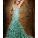 Satin Sleeveless High Neckline Floor-Length Custom Made Mermaid Maternity Wedding Dresses