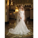 OL-1334 Free Shipping Wholesale Gorgeous Plated Organza Bridal Wedding Dress
