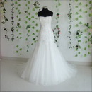RS9043,Real Dresses Samples Elegant Customer-Made New Design White Ball Gown Strapless Bridal Gown