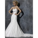 Satin Off-the-shoulder Floor-length Mermaid Wedding Dresses