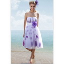 Hot White Purple Flowers | Bridesmaid Wedding | Shows Little Party Dress, Free Postage Discount Sale