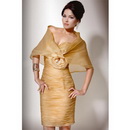 Off-the-shoulder Chiffon Draped Sweetheart Strapless Sheath Hourglass Zipper Prom Dresses