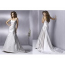 WG-0627 Free Shipping A-Line Gorgeous Bridal Watteau Train Wedding Dresses