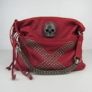 Personality Style Ladies' Genuine Leather Brand Handbag with Chain