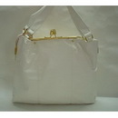 New Designer Women's Fashion Genuine Leather White Easy Push-button Messenger Bags