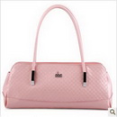 Pink Leather Evening Shoulder Bags