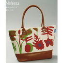 Canvas White Orange Tree Images On Shoulder Bags