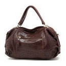 Classical Fashion Top Genuine Leather Coffee Color Designer Shoulder Bag