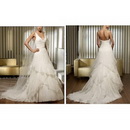 Sexy Styles Quinceanera Ruffles Cascading Ruffle Wedding Dresses