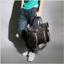 Coffee Leather Men's Business Shoulder Bags