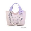 New Fashion Korean Style PU Material Soft-skinned Double Root Shoulder Bag
