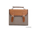 England Retro Style Fashion Genuine Leather Cowhide Women's Handbags Multifunctional Tote