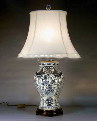White Ceramic Energy Saving Table Lamps
