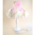 136cm Cable Size Lace Wood Material Reading Table Lamps