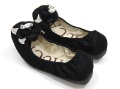 Latest Single Genuine Leather Soft Full Sizes Ballet Shoes with Diamonds