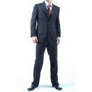 With Three Buttons Light Blue Long Sleeve Men Suits