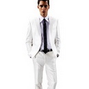 Pretty Shoulder White Long Sleeve Groom Cravats & Cummerbunds
