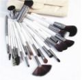 22 Pcs Set Professional Style White Handle Makeup Brushes