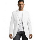 With Two Buttons White Broad Shoulder Groom Cravats & Cummerbunds