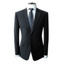 Broad Shoulder Black With Two Buttons Groom Cravats & Cummerbunds