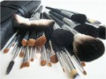28 Pcs Set Professional Design Free Leather Makeup Brushes