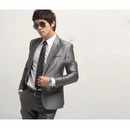 Fashion Style Designer Including Clothes Pants Classical Black Color Groom Ties